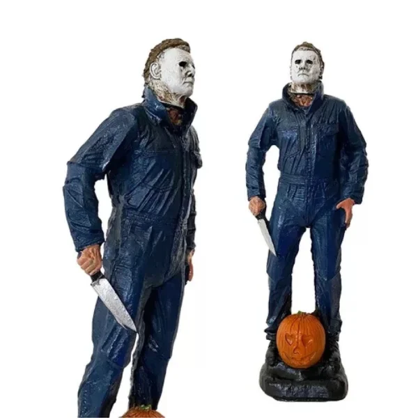 BONECO DE RESINA MICHAEL MYERS - HALLOWEEN