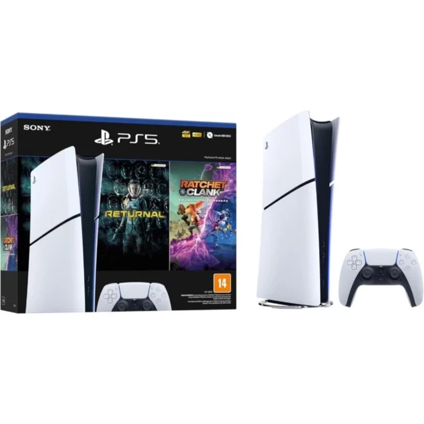 PLAYSTATION 5 SLIM DIGITAL + RETURNAL E RATCHET & CLANK: RIFT APART